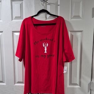 Catherines Bold Red Graphic Tee